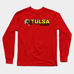 Tulsa Oklahoma Wagon Long Sleeve T-Shirt